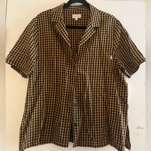 Brixton, women’s large button down shirt.